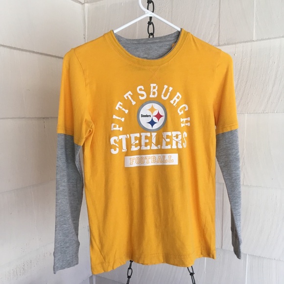 Pittsburgh Steelers football Boys L longsleeve tee - Picture 1 of 6